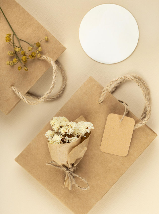 Emballage de luxe en papier kraft