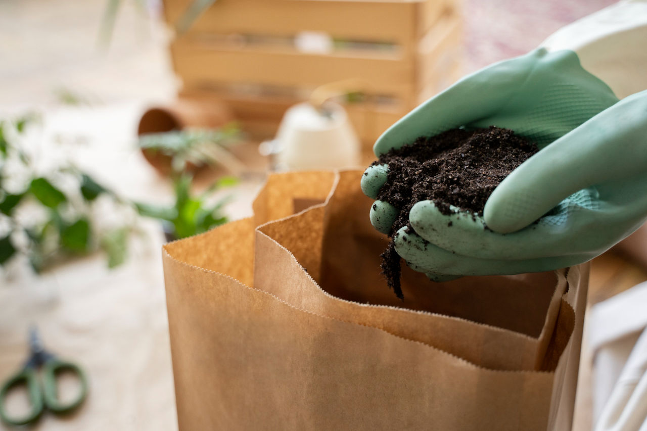 Compost and paper recycable packaging