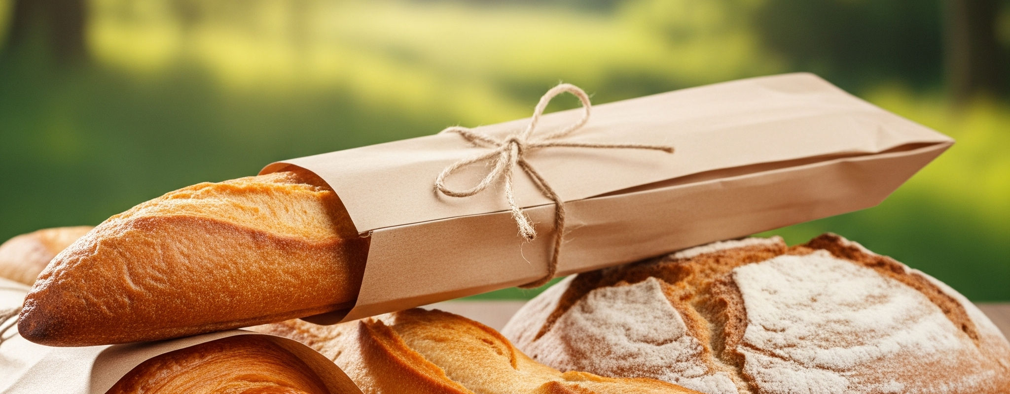 Emballage Kraft pour le pain et les articles de restauration rapide