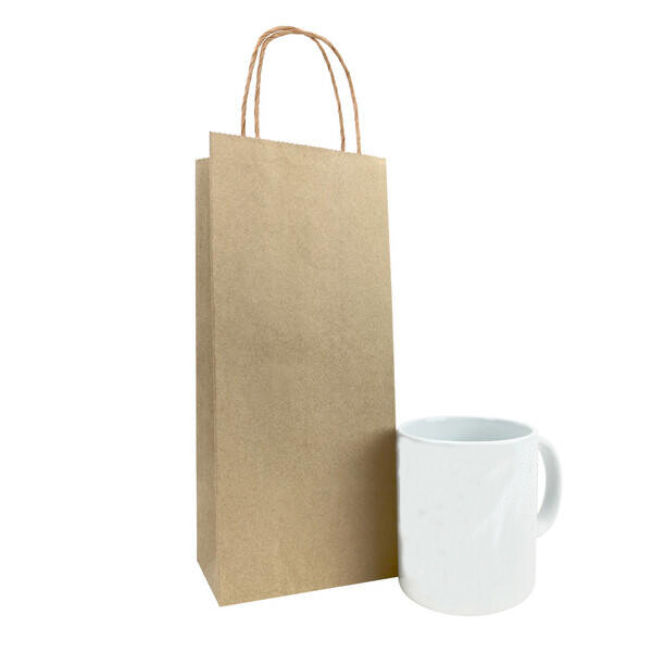 Kraft bags with jute handles