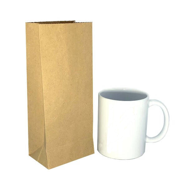 Kraft bags without handles