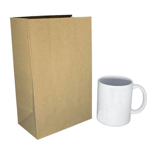 Kraft bags without handles