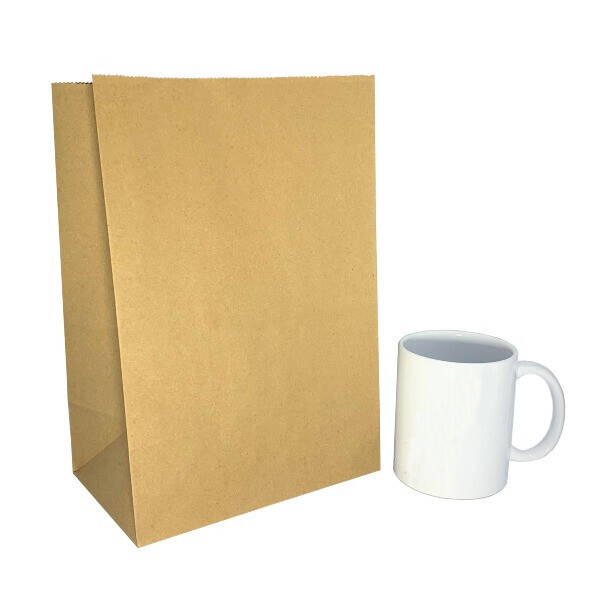 Kraft bags without handles