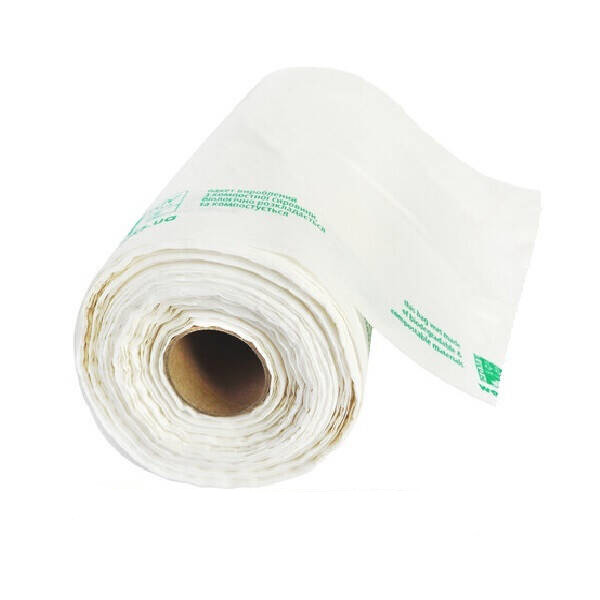 Biodegradable bags in rolls