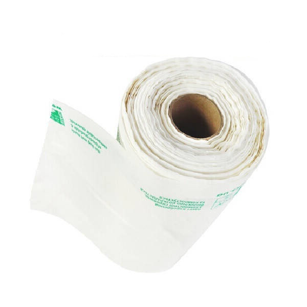 Biodegradable bags in rolls